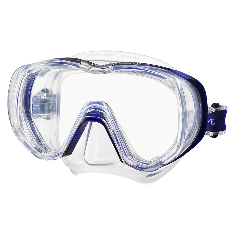 TUSA Freedom Tri-Quest Wraparound, 3 Window Scuba, Snorkel Mask