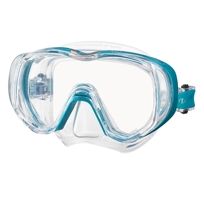 TUSA Freedom Tri-Quest Wraparound, 3 Window Scuba, Snorkel Mask