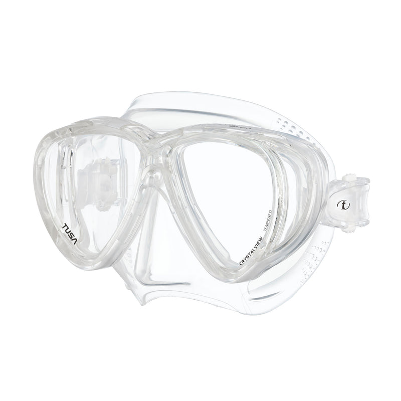 TUSA Freedom Quad Panoramic Scuba, Snorkel Mask with Side Windows