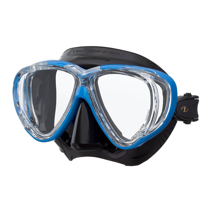 TUSA Freedom Quad Panoramic Scuba, Snorkel Mask with Side Windows