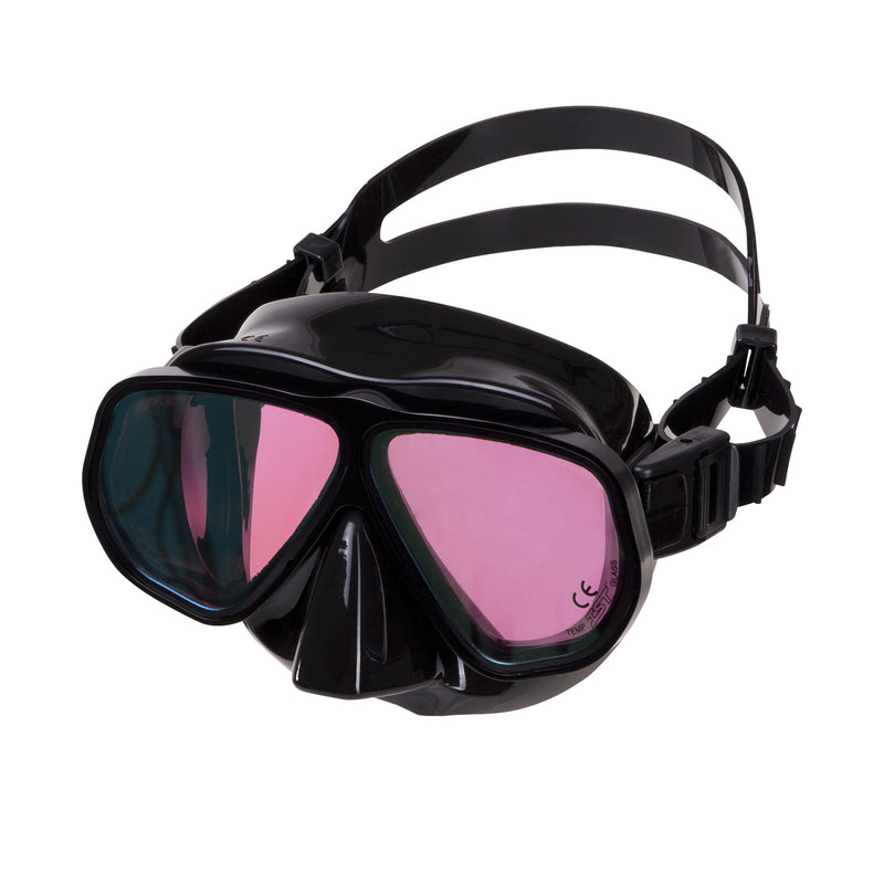 IST M100-BSM Panorama Tinted 2-Window Aluminum Dive Snorkeling Mask