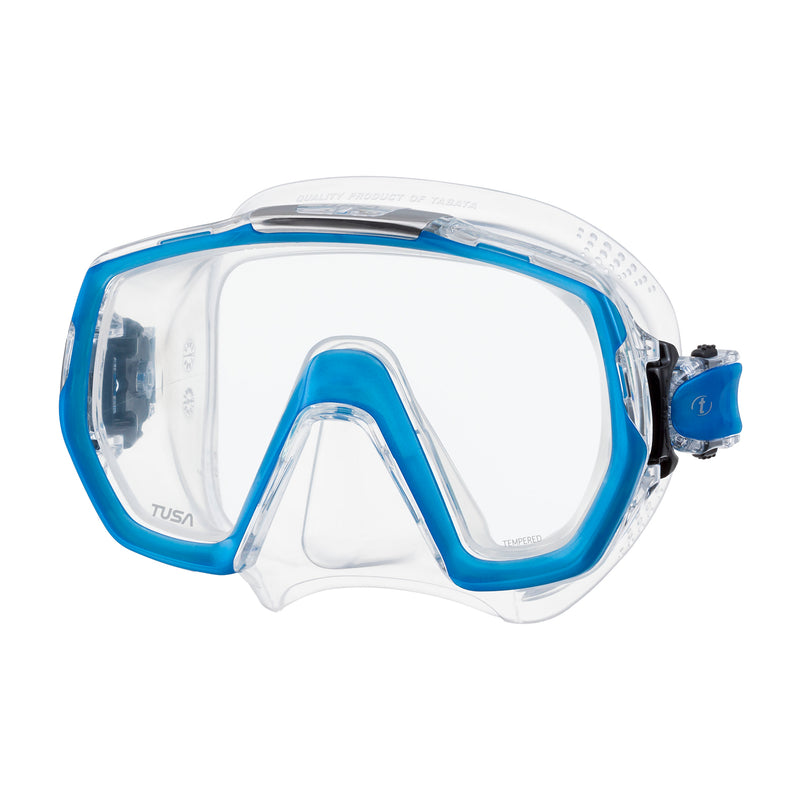 TUSA Freedom Elite Scuba, Snorkel Mask, Quick Release Swivel Buckles