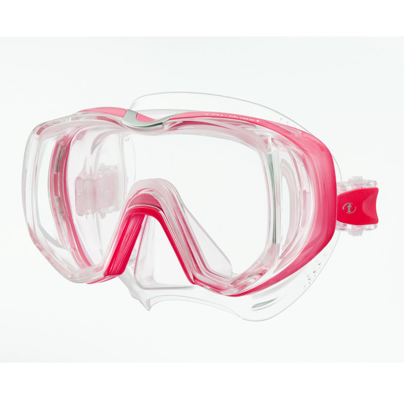 TUSA Freedom Tri-Quest Wraparound, 3 Window Scuba, Snorkel Mask