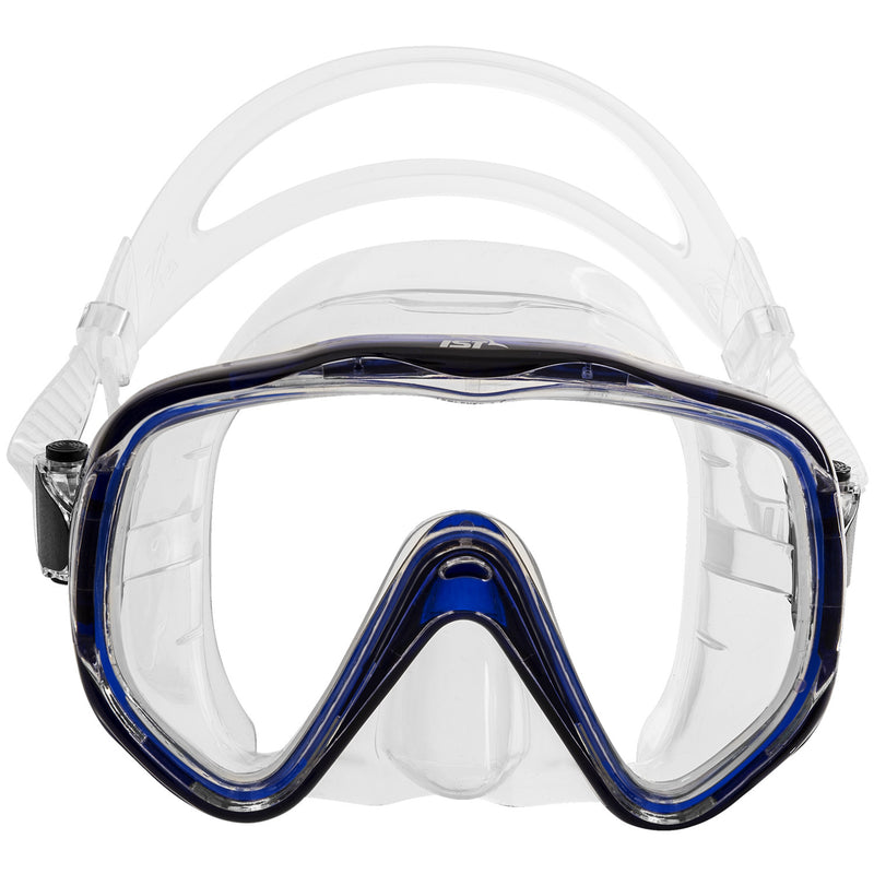 IST Venus Oversized Single Lens Tempered Glass Scuba Diving Snorkeling Mask