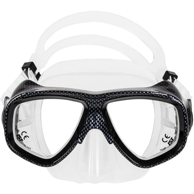 IST M80-06 Search Twin Lens Scuba Diving Snorkeling Mask with Custom Rx Lens Option