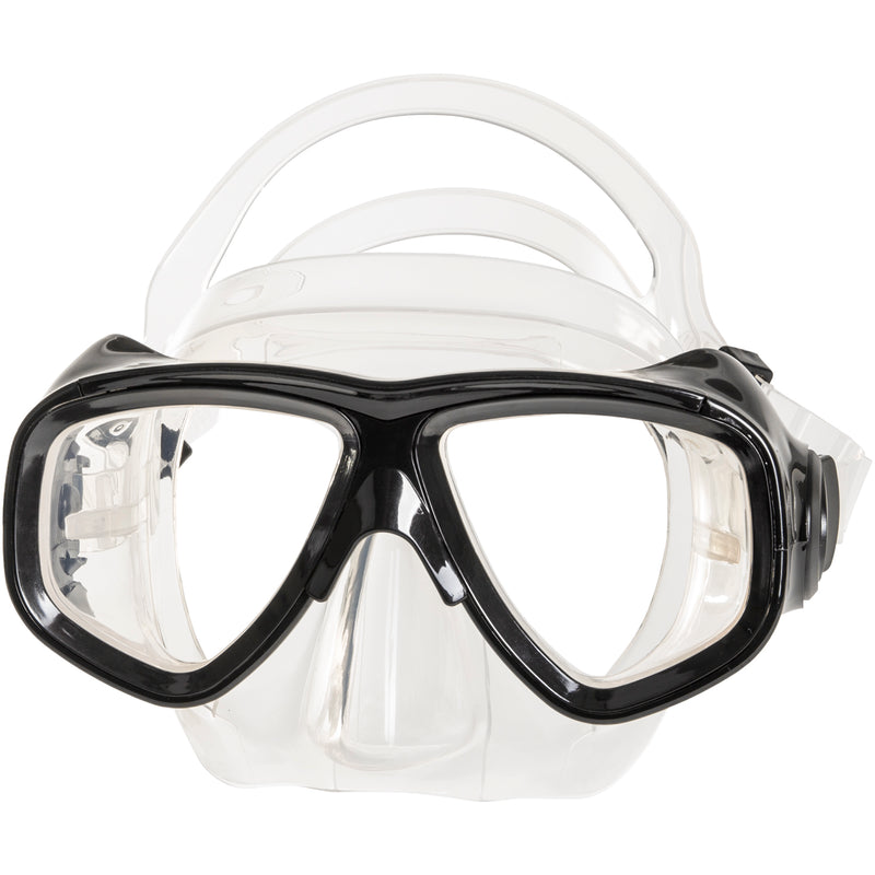 IST M80 Black Search Twin Lens Scuba Diving Snorkeling Mask with Custom Rx Lens Option