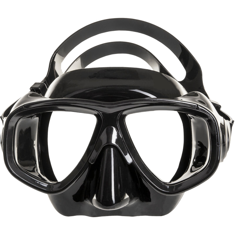 IST M80 Black Silicone Search Twin Lens Scuba Diving Snorkeling Mask with Custom Rx Lens Option