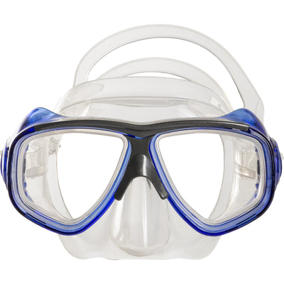 IST M80 Blue Search Twin Lens Scuba Diving Snorkeling Mask with Custom Rx Lens Option