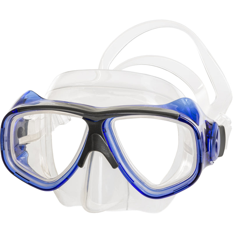 IST M80 Blue Search Twin Lens Scuba Diving Snorkeling Mask with Custom Rx Lens Option