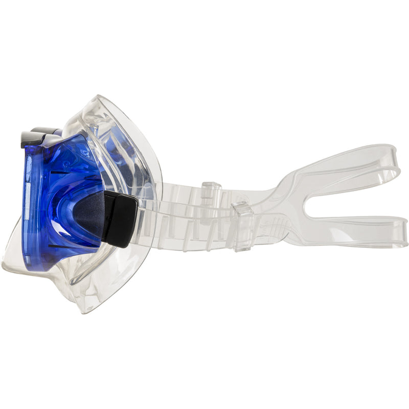 IST M80 Blue Search Twin Lens Scuba Diving Snorkeling Mask with Custom Rx Lens Option