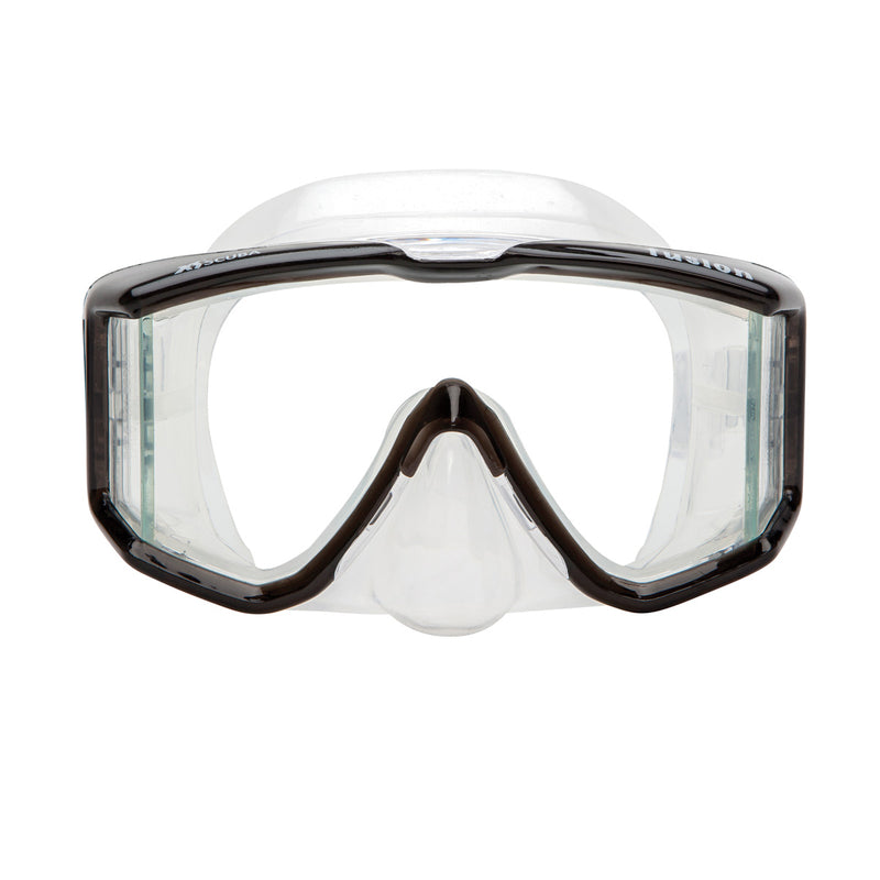 XS SCUBA Fusion Panoramic View Polycarbonate Frame Dive Mask with Box