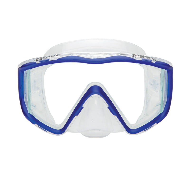 XS SCUBA Fusion 3 Panoramic View Polycarbonate Frame Dive Mask with Box