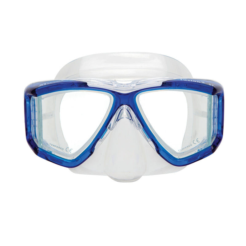 XS SCUBA Fusion 2 Jr. Panoramic View Polycarbonate Frame Dive Mask with Box