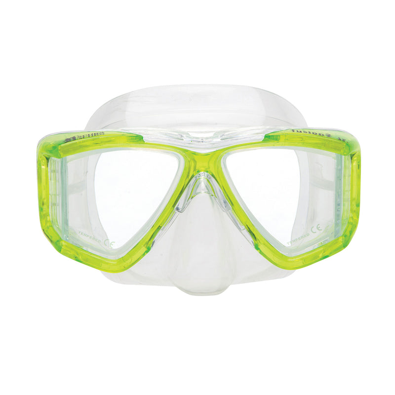 XS SCUBA Fusion 2 Jr. Panoramic View Polycarbonate Frame Dive Mask with Box