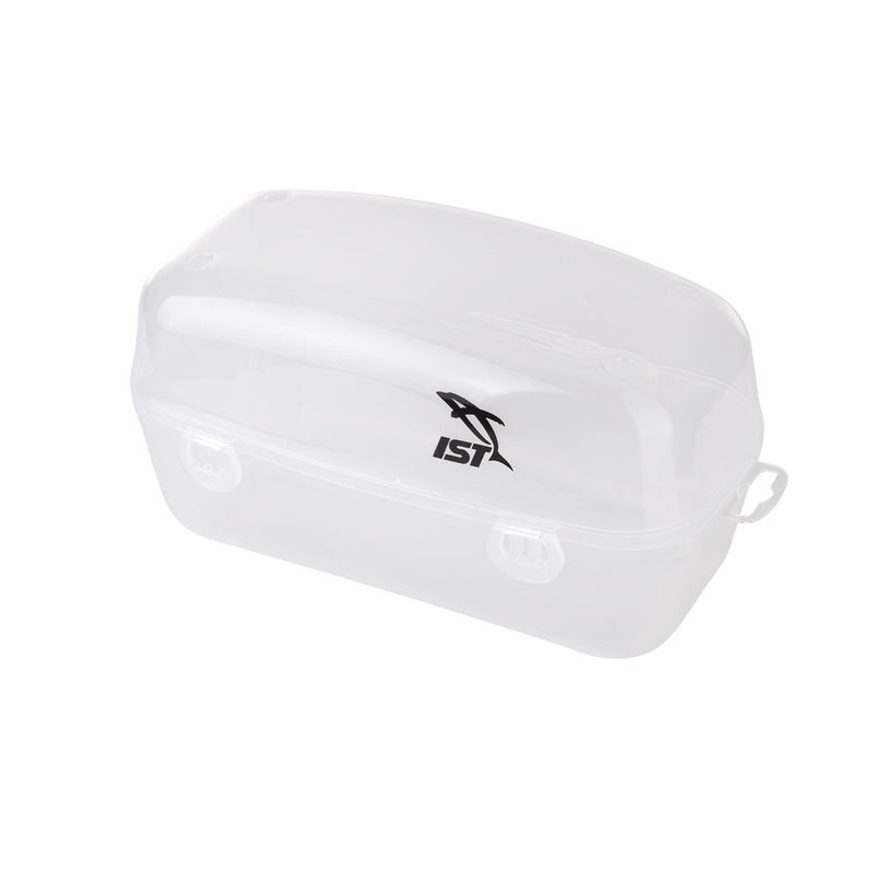 IST Standard Dive Mask Clear Plastic Hard Case with Snap Lock Closure