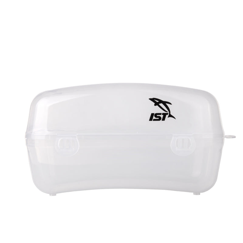 IST Standard Dive Mask Clear Plastic Hard Case with Snap Lock Closure