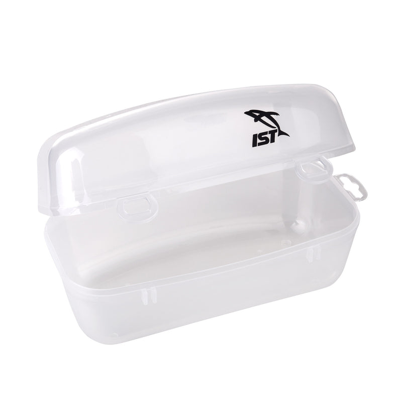 IST Standard Dive Mask Clear Plastic Hard Case with Snap Lock Closure