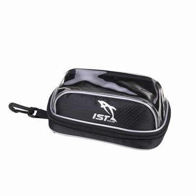 IST Compact Dive Mask Wraparound Zipper Case with Hang Clip