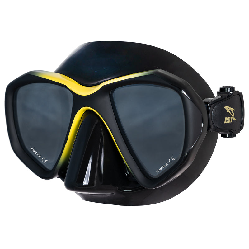 IST MP201 PROTEUS Twin Lens Tinted Lens Scuba and Spearfishing Mask