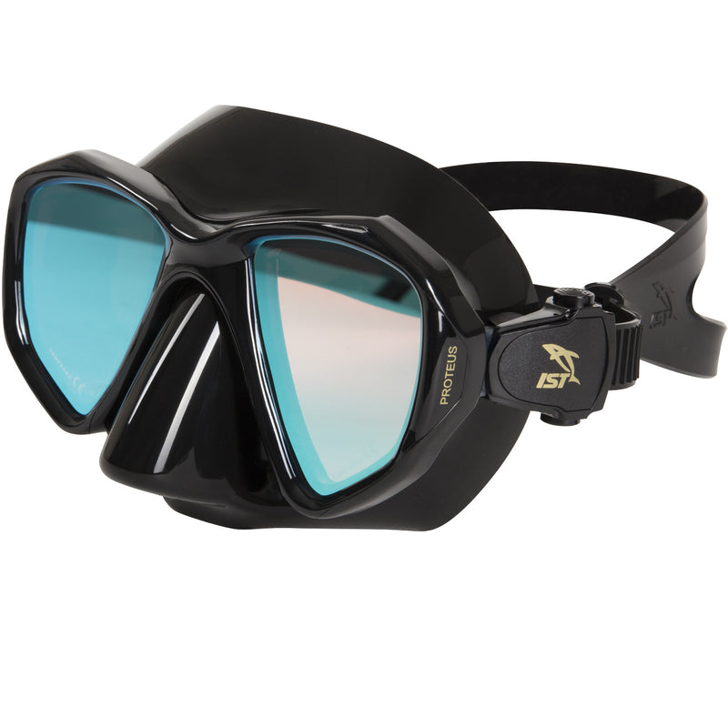 IST MP201 PROTEUS Twin Lens Tinted Lens Scuba and Spearfishing Mask