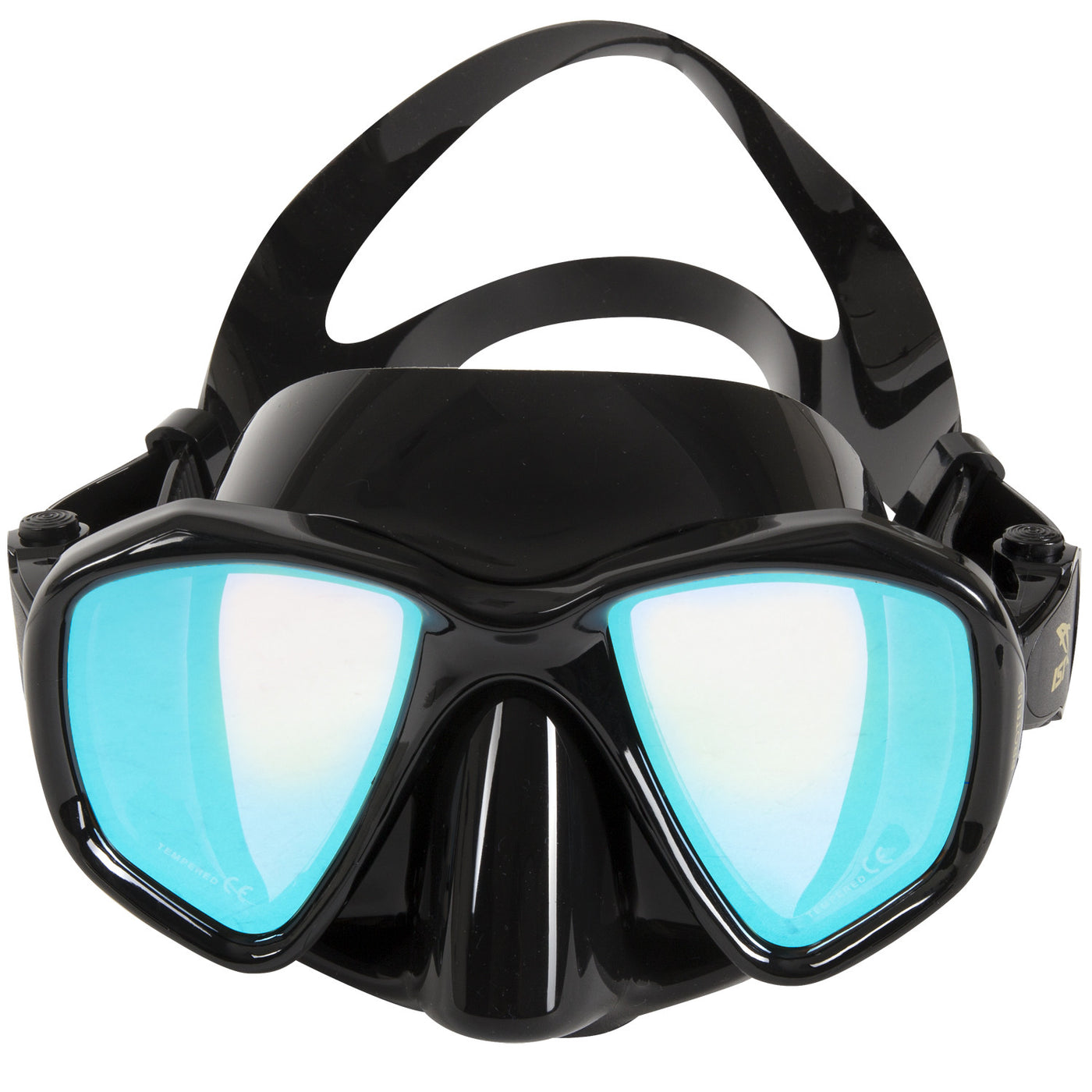 ist MP201-BSM Proteus Twin Lens Tinted Lens Scuba and Spearfishing Mask