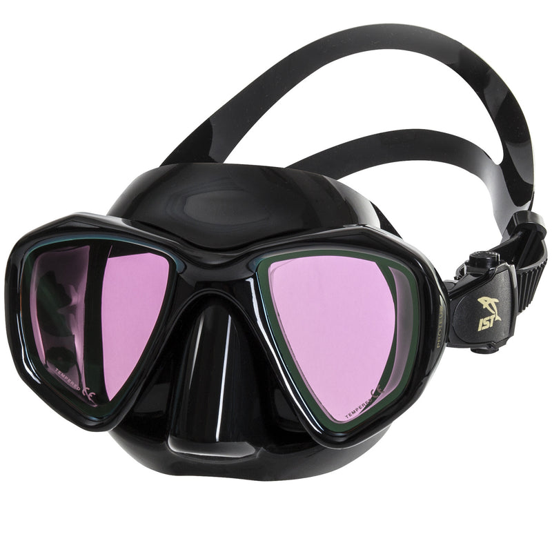 IST MP201 PROTEUS Twin Lens Tinted Lens Scuba and Spearfishing Mask