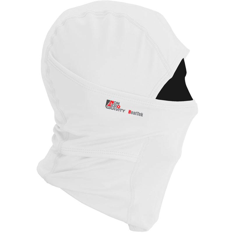 white thermal balaclava for winter