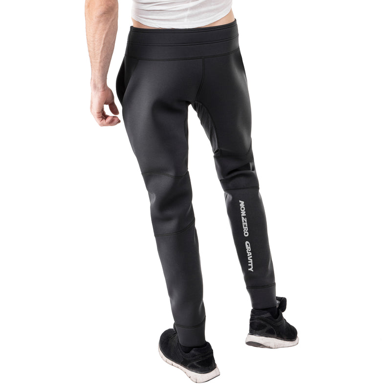 black neoprene joggers for cutting weight