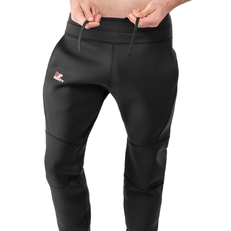 black neoprene joggers for cutting weight