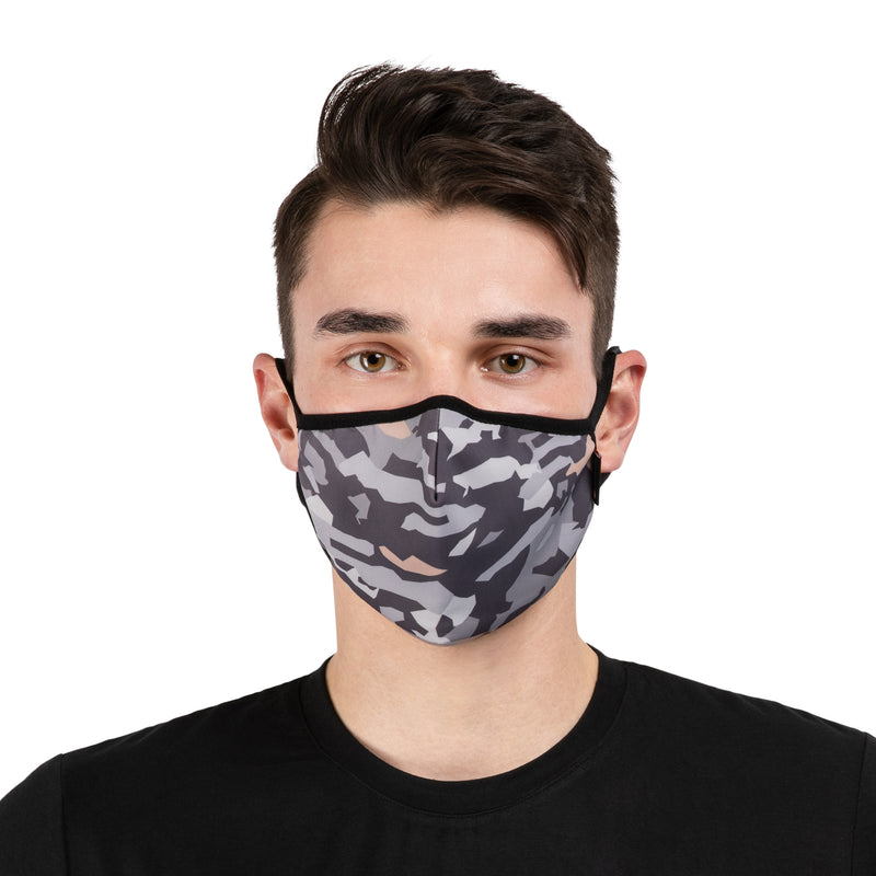 NonZero Gravity SilTex Antibacterial Performance Mask- Black Camo