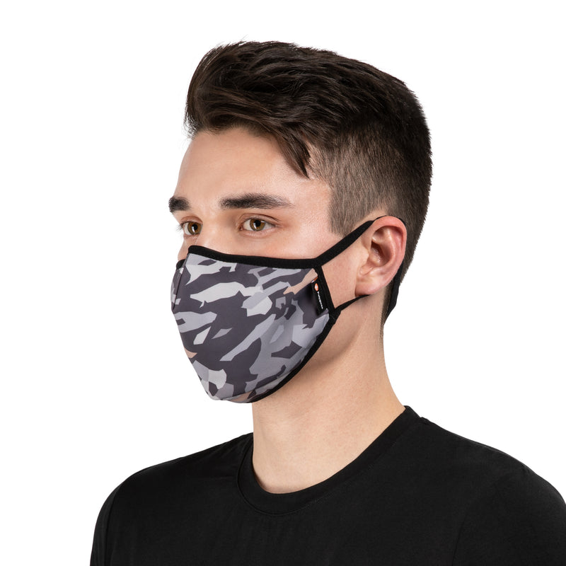 NonZero Gravity SilTex Antibacterial Performance Mask- Black Camo
