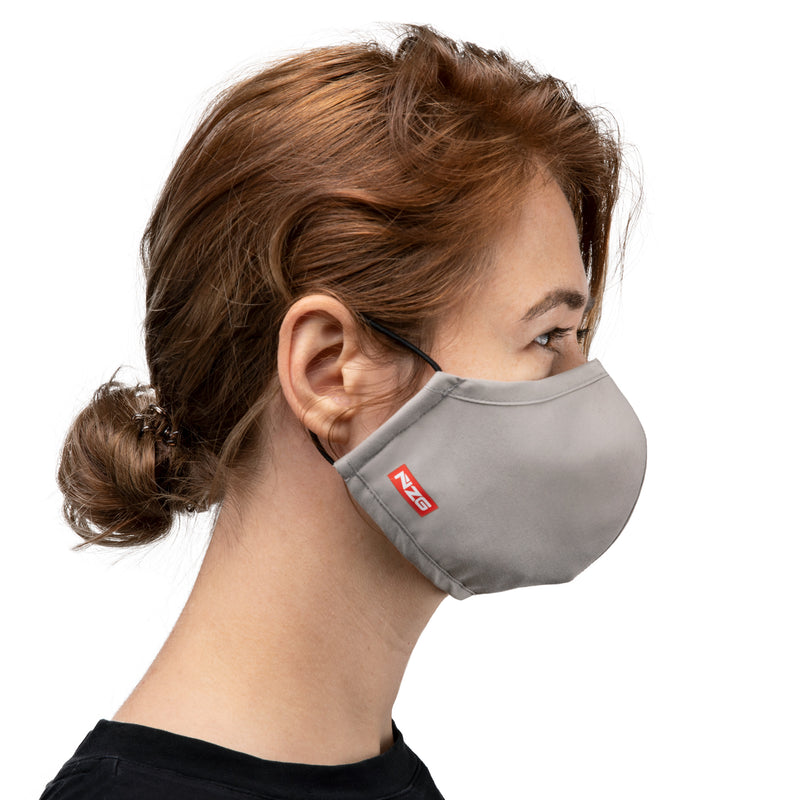 NonZero Gravity ZinTex Antimicrobial Sports Mask Gray 