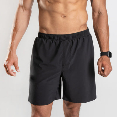 NonZero Gravity Men’s ZinTex Eco Running Shorts made with Recycled Polyester & Spandex in Coal 