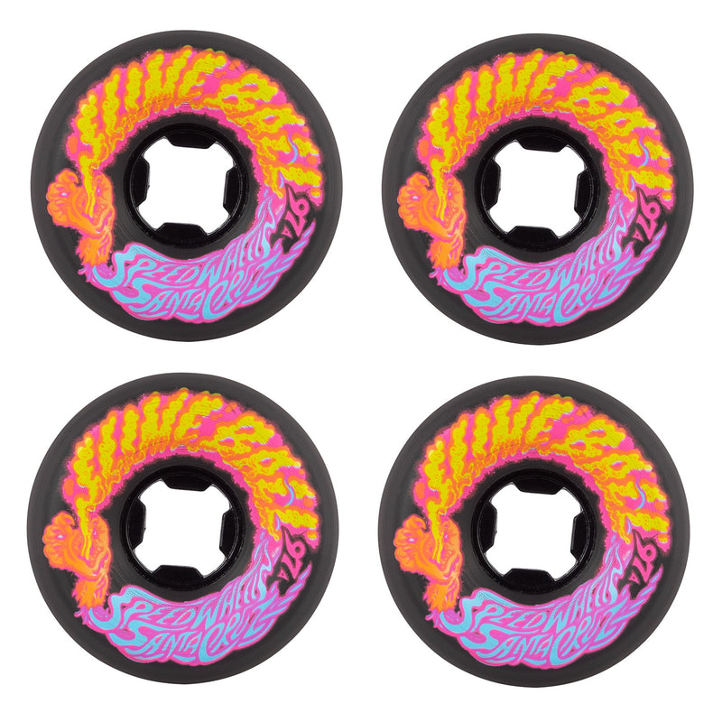 OJ Mini Black Vomit Slimeballs Skateboard Wheels | 54mm 97A
