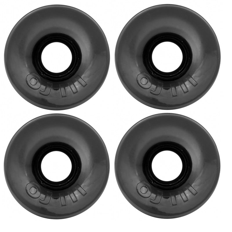 transparent black OJ 60mm 78A skateboard wheels
