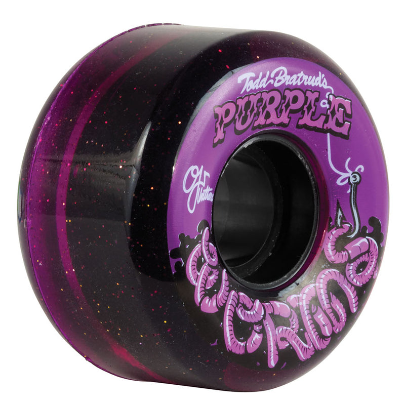 OJ Bratrud Purple Worms KeyFrame Skateboard Wheels | 56mm 87A