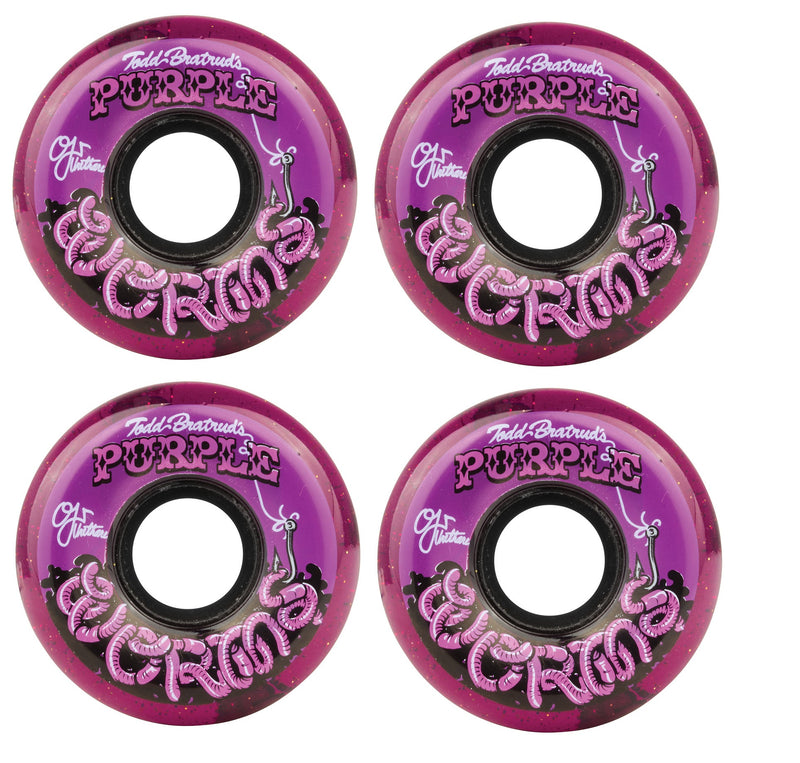 OJ Bratrud Purple Worms KeyFrame Skateboard Wheels | 56mm 87A