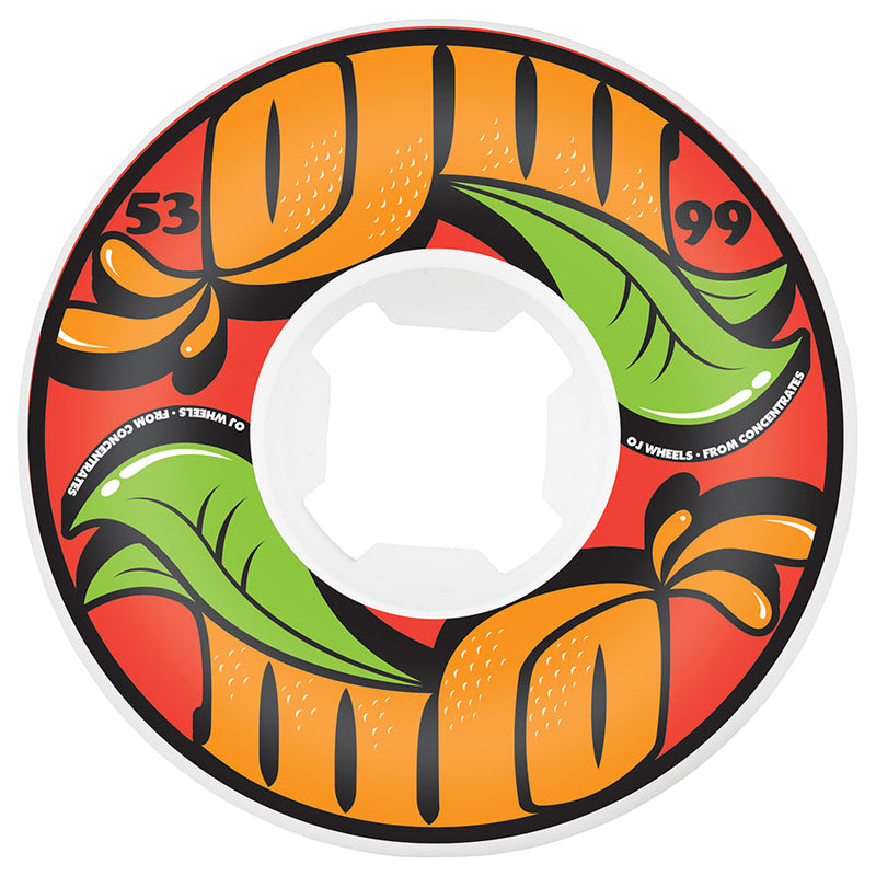 OJ Skateboard Wheels 53mm From Concentrate 99A  4 Pack