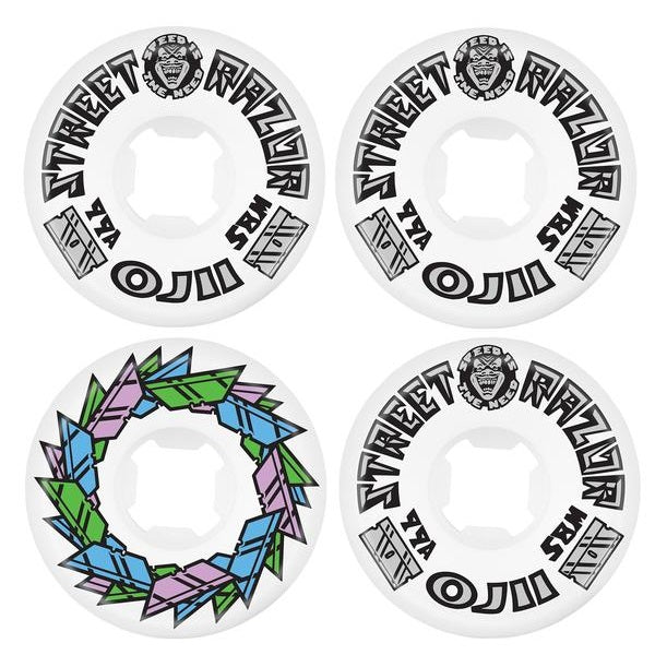 OJ 58mm Street Razor 99a Skateboard Wheels 4pk