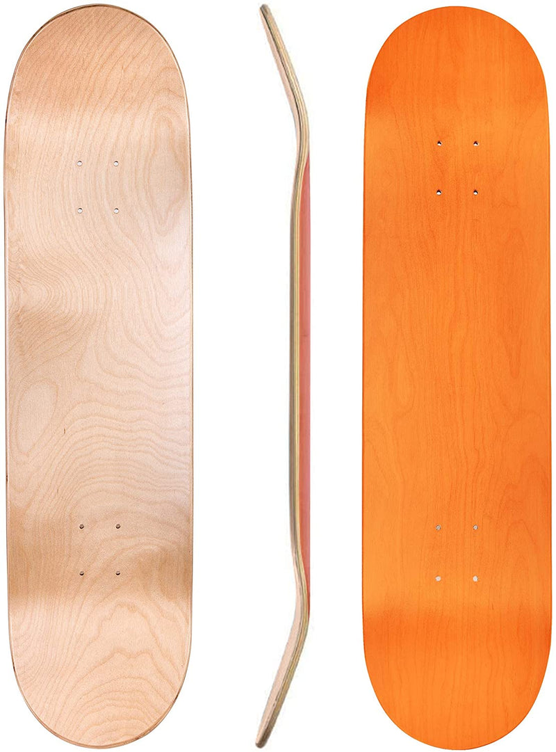 Blank Maple Skateboard Deck | 7.75", 8.0", 8.25", 8.50"