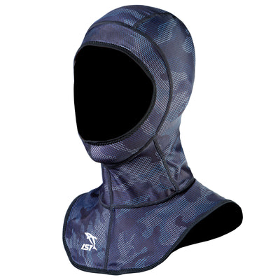 IST Spandex Diving Hood, Wetsuit Cap Head Cover with Bib & Anti Chafe Seams for Scuba Divers