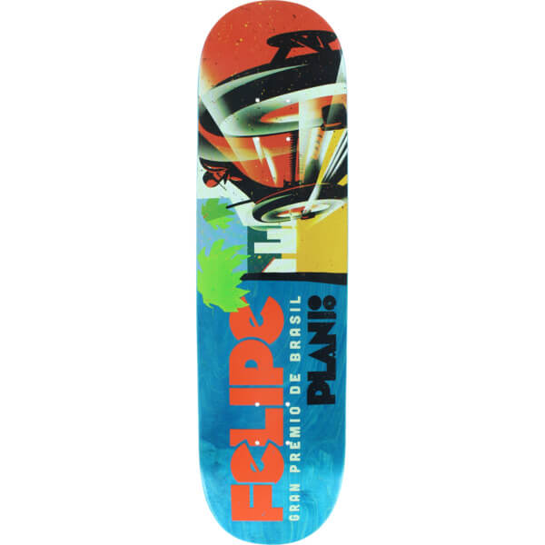 Plan B 8.25 Inch Felipe Gustavo Racers Skateboard Deck