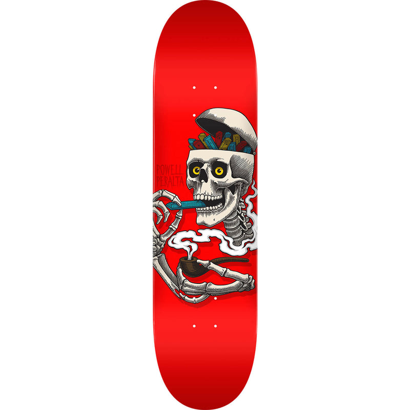 Powell Peralta 8.25 Inch Red Curb Skelly Skateboard Deck