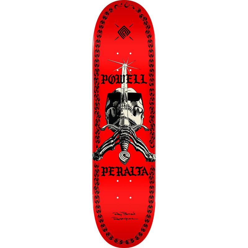 Powell Peralta 8 Inch Skull and Sword Chainz Skateboard Deck