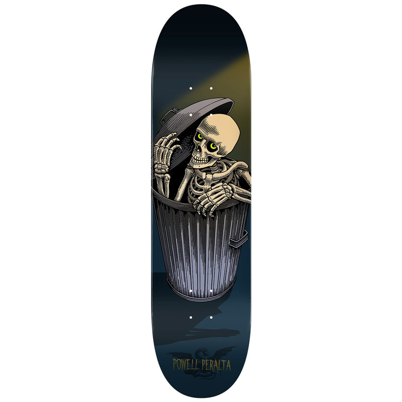 Powell Peralta 8 Inch Garbage Can Skelly Skateboard Deck