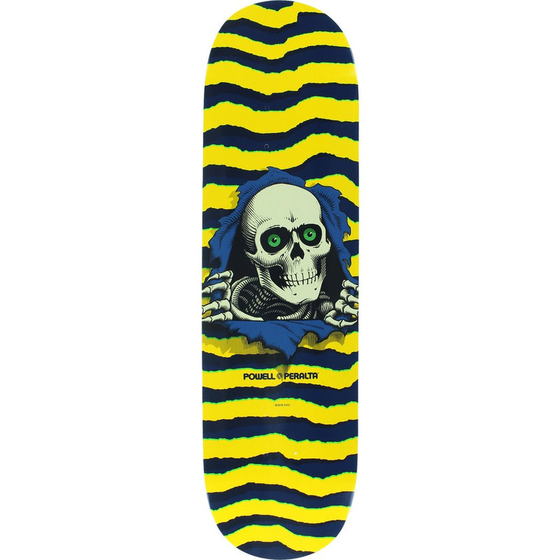 Powell Peralta 8.5" Ripper Yellow/Navy Skateboard Deck