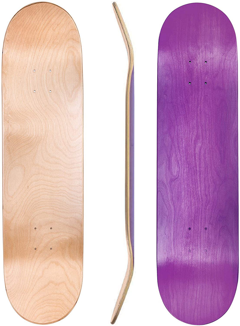 Blank Maple Skateboard Deck | 7.75", 8.0", 8.25", 8.50"