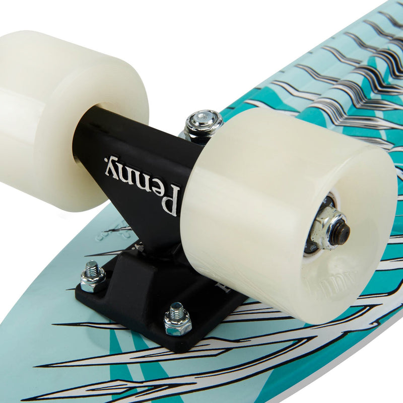 Penny 22 Inch Plastic Mini Cruiser with Grip Tape: Hawk Full Skull