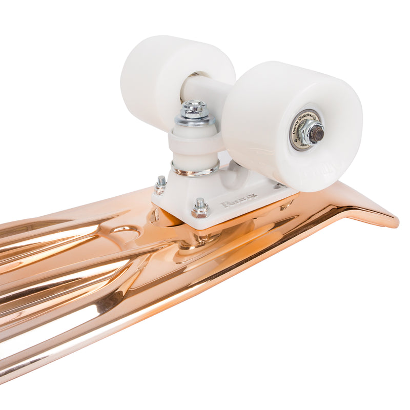 22-Inch White Copper Fade Penny Board