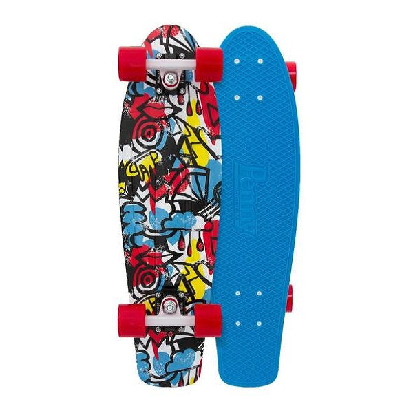 Penny 27 Inch Plastic Waffle Top Mini Cruiser: Comic Fusion